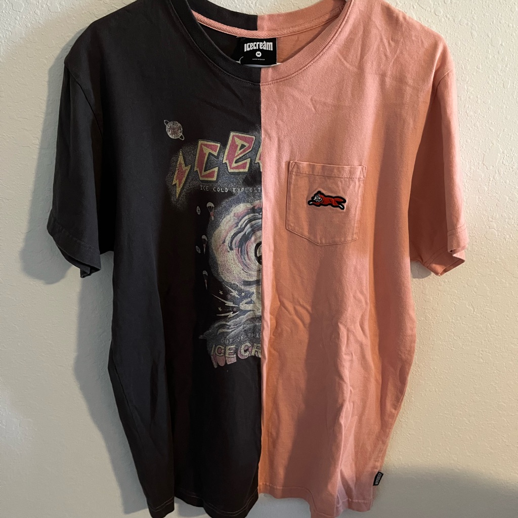 Icecream Split Graphic Tee Euc